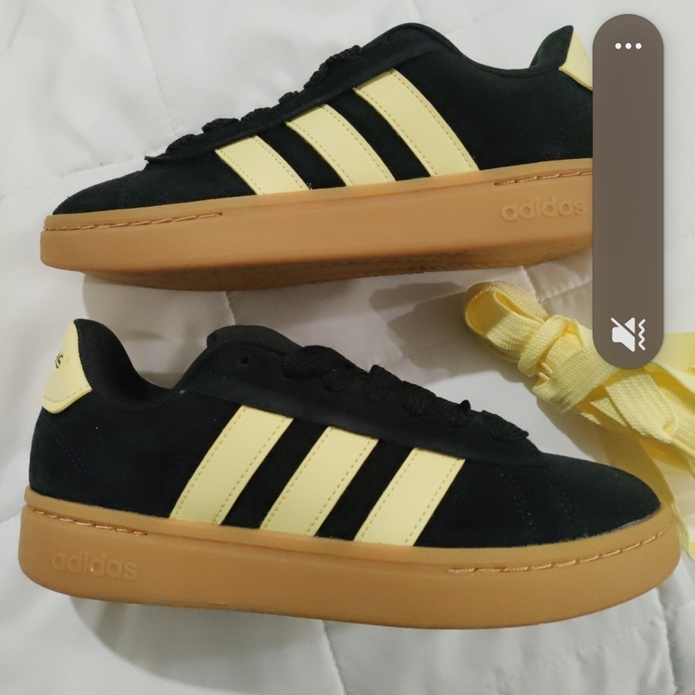 Adidas Black and Yellow grand alpha 00s